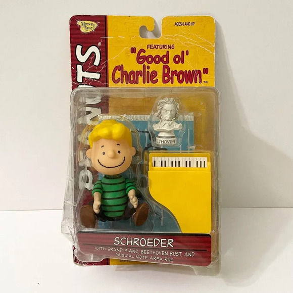 Peanuts Good ol Charlie Brown Schroeder Grand Piano Beethoven Bust Music Flaws - Picture 1 of 15
